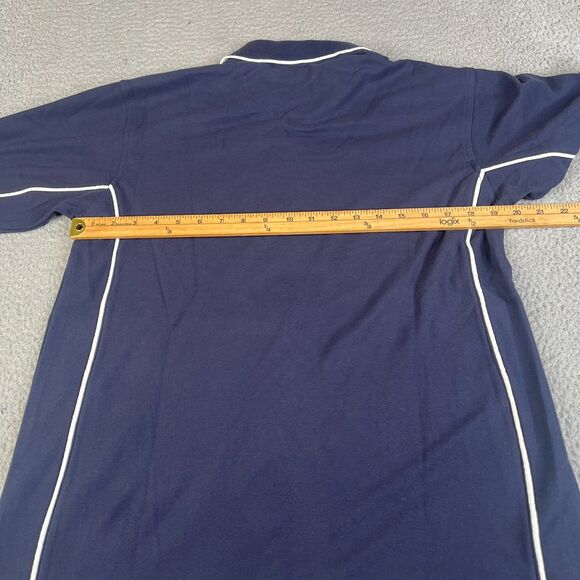 IZOD Polo Shirt Mens Small Blue White Performance XFG Golf - Picture 8 of 9
